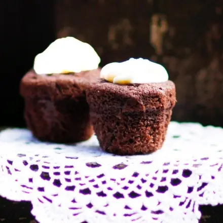 Schokomuffins mit flüssigem Kern