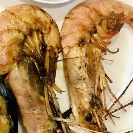 Gebratene Garnelen