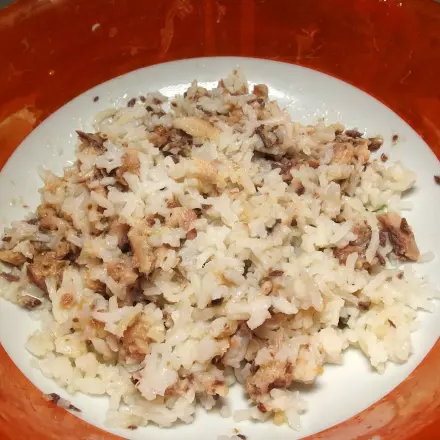 Ölsardinen mit Reis