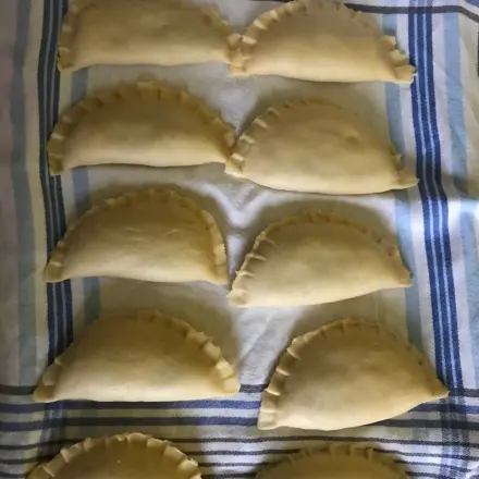 Maultaschen in Sahne/Käsesoße