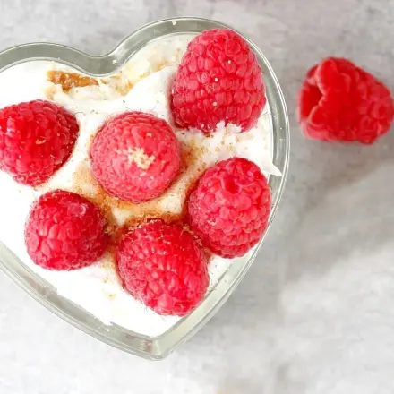 Mascarpone-Himbeerquark