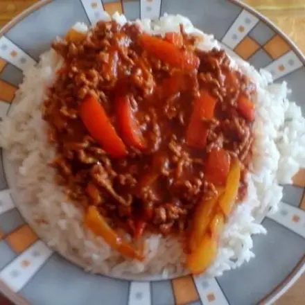 Paprika- (Gemüse-) Hackfleischpfanne