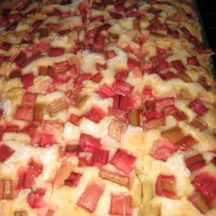 Leckerer Rhabarberkuchen