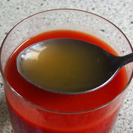 Apfelsaft zu Tomatensaft