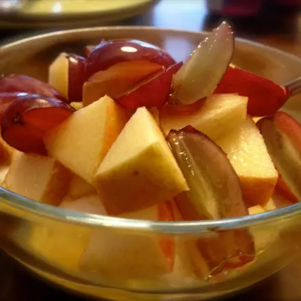 Selbst gemachter Apfeljoghurt - ideal zum Abnehmen für Berufstätige