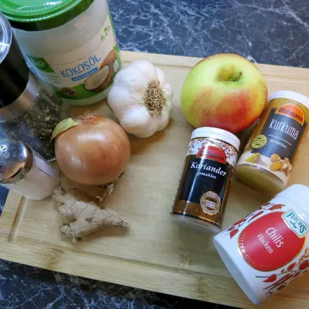 Apfel-Zwiebel-Schmalz (vegan)