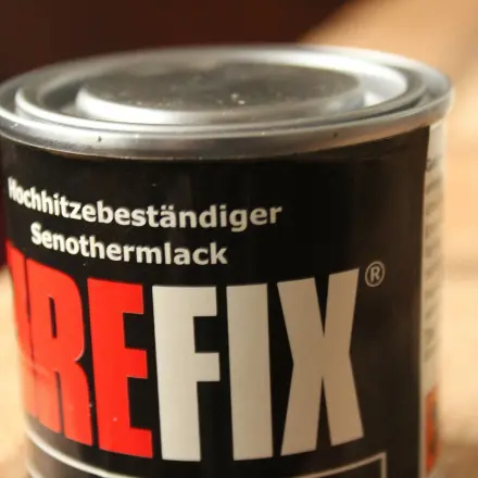 Keine verschmierte Farbdose