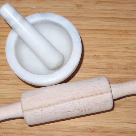 Nudelholz statt Mörser