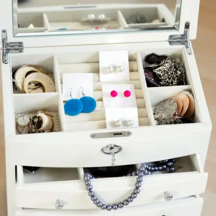 Ohrringe aufbewahren