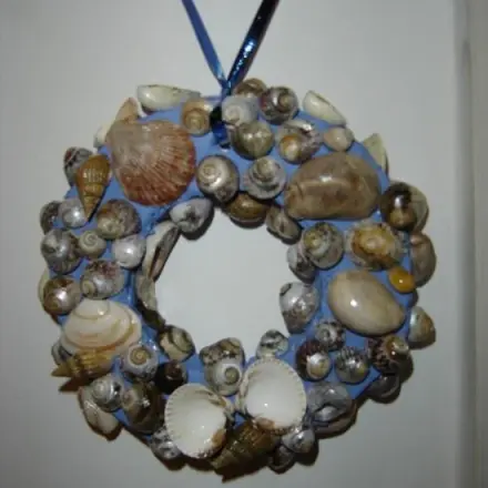 Muschelkranz basteln