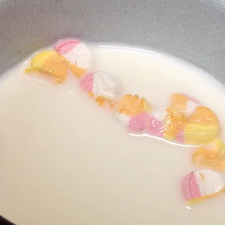 Heiße Schokolade mit Marshmallows