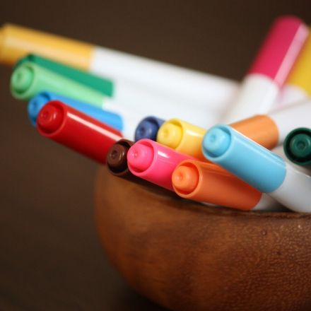 Eingetrockneter Filzstift: Essig