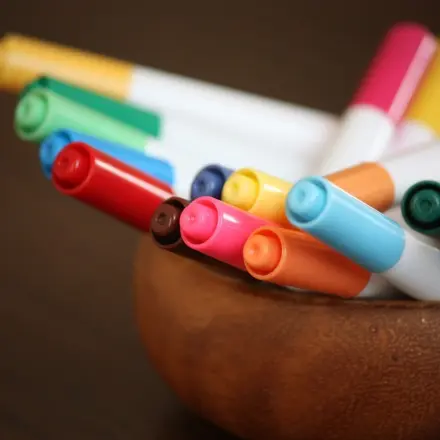 Eingetrockneter Filzstift: Essig