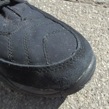 Salzränder an Schuhen