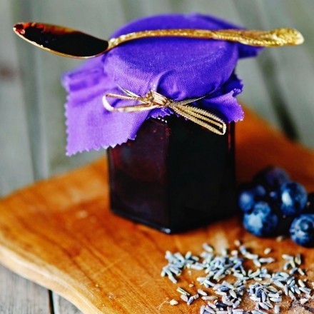 Blaubeer-Vanillemarmelade mit Lavendel