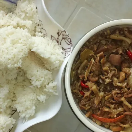 Chinesischer Klebereis auf deutsche Art