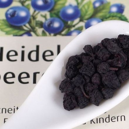 Getrocknete Blaubeeren (Heidelbeeren) bei Durchfall