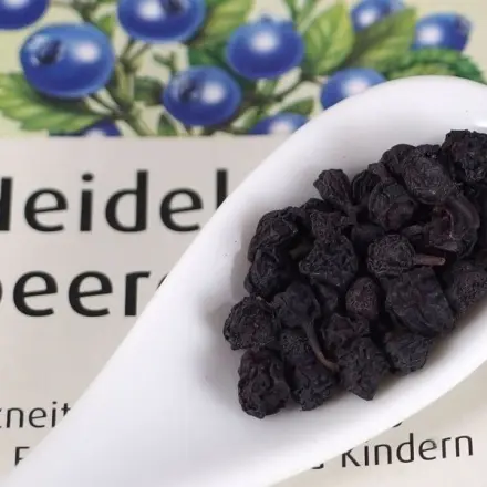 Getrocknete Blaubeeren (Heidelbeeren) bei Durchfall