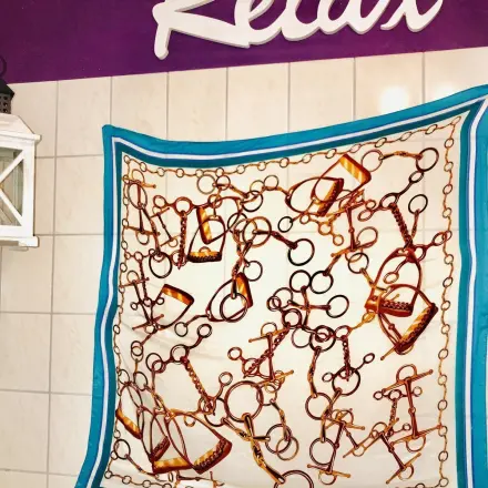 Seidentücher faltenfrei trocknen