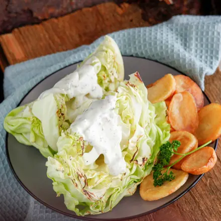 Gebratener Spitzkohl