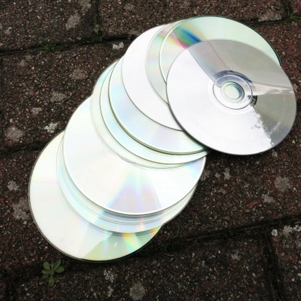 Mit alten CDs ein Spiel basteln