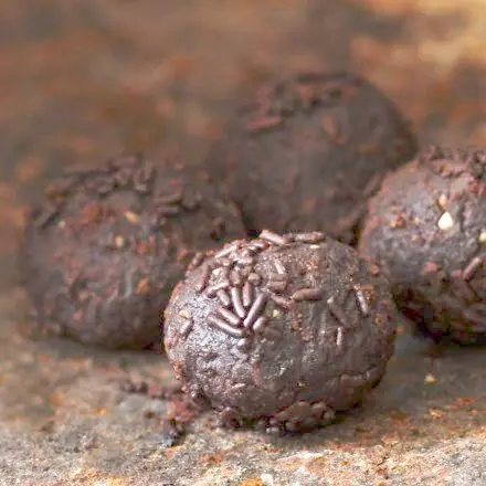 Cognac-Kugeln mit Pfiff