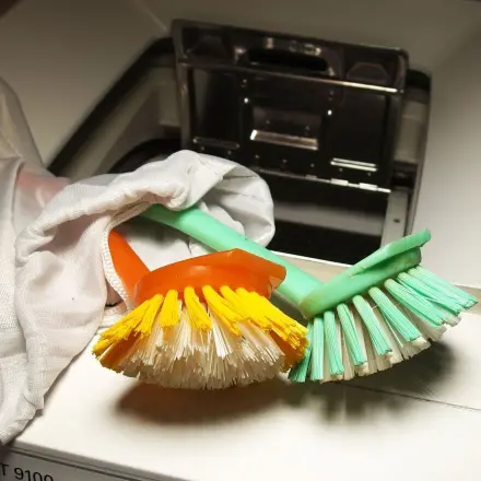 Bürsten reinigen in der Waschmaschine
