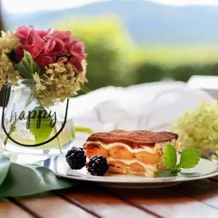 Einschichtiges Tiramisu - lecker und kalorienreich