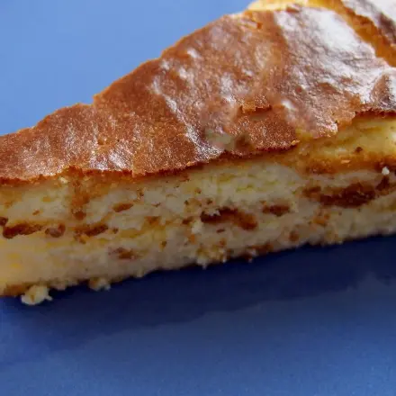 Einfachster Käsekuchen ohne Boden