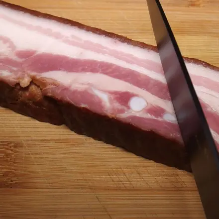 Speck zu weich zum Schneiden? Einfrieren!