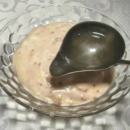 Quarkspeise mit Läuterzucker