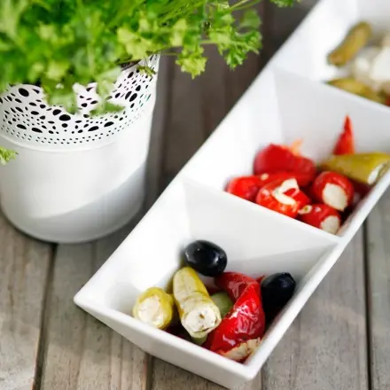 Öl von Antipasti zum Würzen für Salat