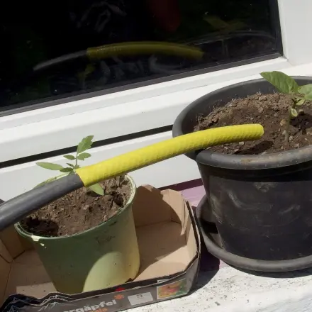 Gießkanne verlängern