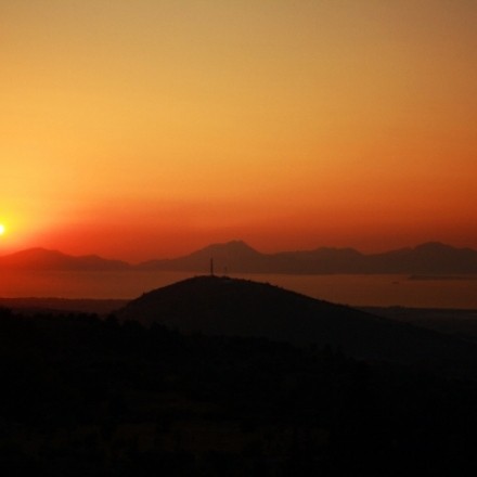 Griechischer Sonnenuntergang