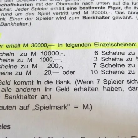 Spielanleitungen mit Textmarker bearbeiten