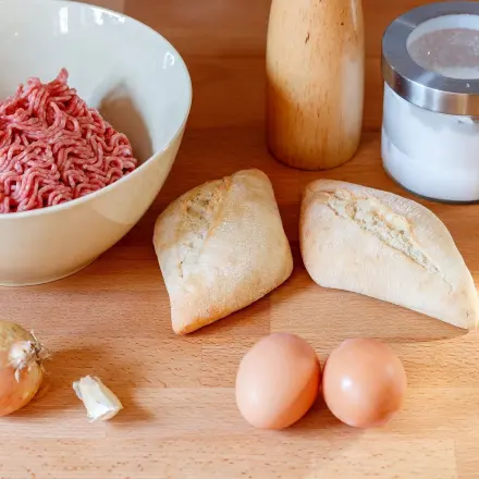 Fleischküchle für Hamburger selber machen