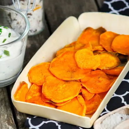 Süßkartoffelchips - schmackhaft und gesund