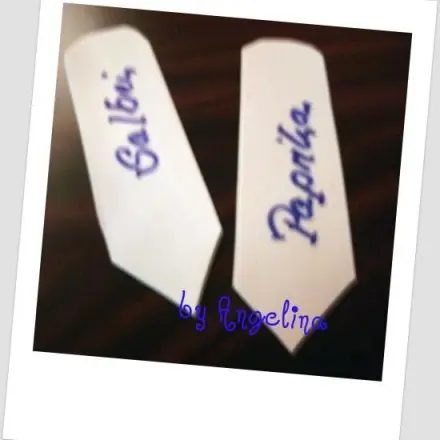 Selbstgemachte Beetstecker/Schilder für Beete, Blumentöpfe, ect.