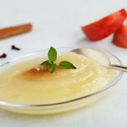 Selbstgemachter Apfelbrei