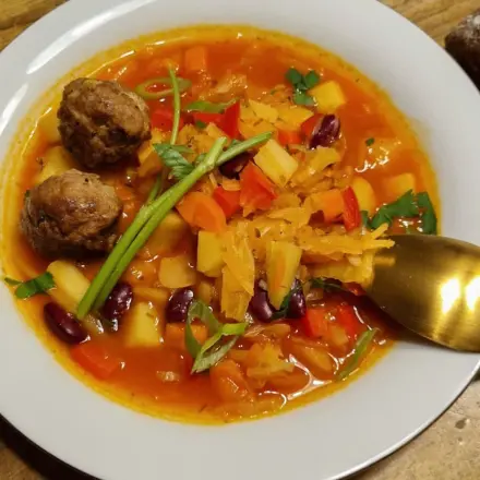 Schmackhafte Zutat für Suppen, Gemüse, Fleischgerichte