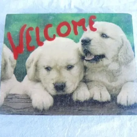 Serviettentechnik mit Geschenkpapier