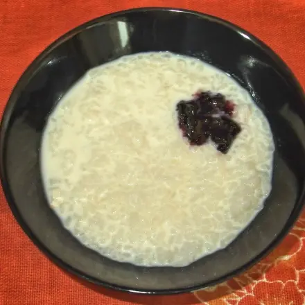 Milchreis kochen in der Mikrowelle