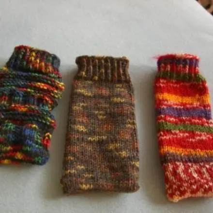 Statt Maschenprobe Handysocken