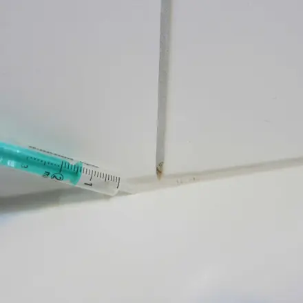 Kalkablagerung an Armaturen