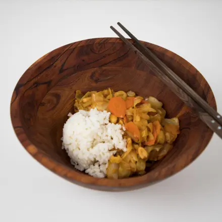 Vegetarisches Weißkohl-Curry