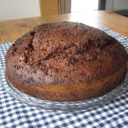 Pfefferminz-Schokoladen-Kuchen, der Zarte