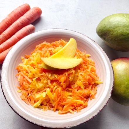 Möhren - Mangosalat mit exotischem Dressing