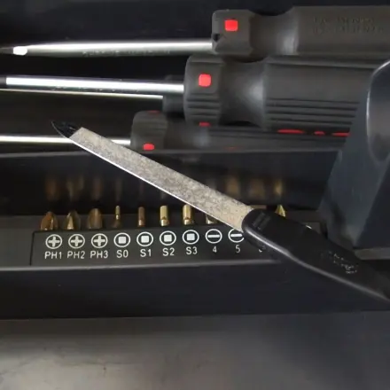 Ausrangierte Diamantnagelfeile im Werkzeugkoffer sinnvoll weiternutzen