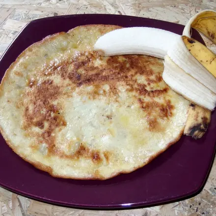 Etwas andere Pfannkuchen mit Banane