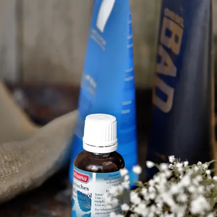 Kühle Dusche mit Minzöl